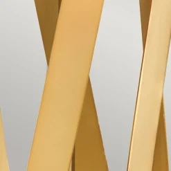 Tischlampe Messing gebürstet Weiß E27 87 cm hoch Metall Stoff