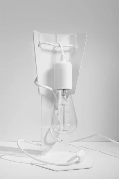 Tischlampe Metall Weiß 31 cm klein Modern dekorativ E27