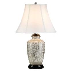 Tischlampe MILA Porzellan H:58cm Ø36cm Leuchte