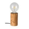 Tischlampe mit Schalter Holz 15cm Modernes Design