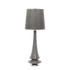 Tischlampe MUSQUARO Grau Porzellan H:88cm Bodenlampe