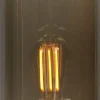 Tischlampe Schwarz Glas Schirm 43 cm hoch Wohnzimmer