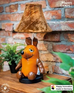 Tischlampe Sendung mit der Maus 52 cm vegan Kunstleder LED