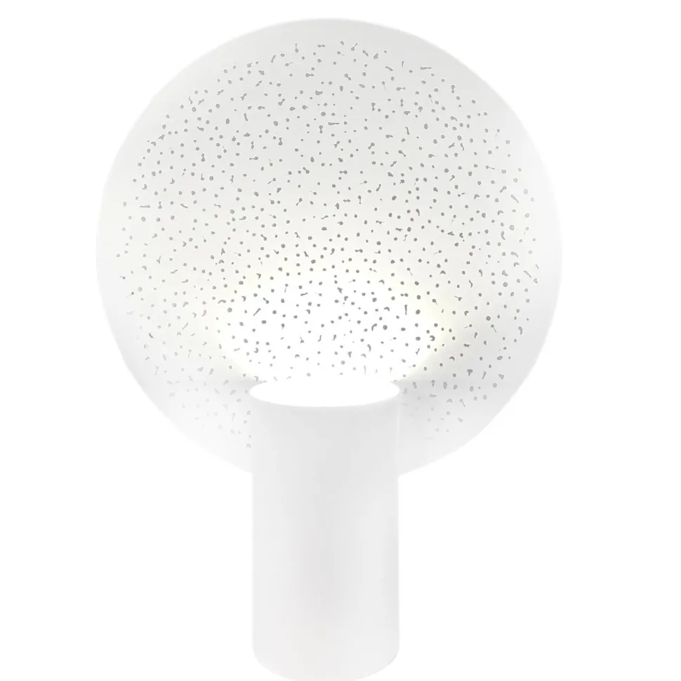 Tischlampe Weiß 50 cm hoch dekorativ Metall E27