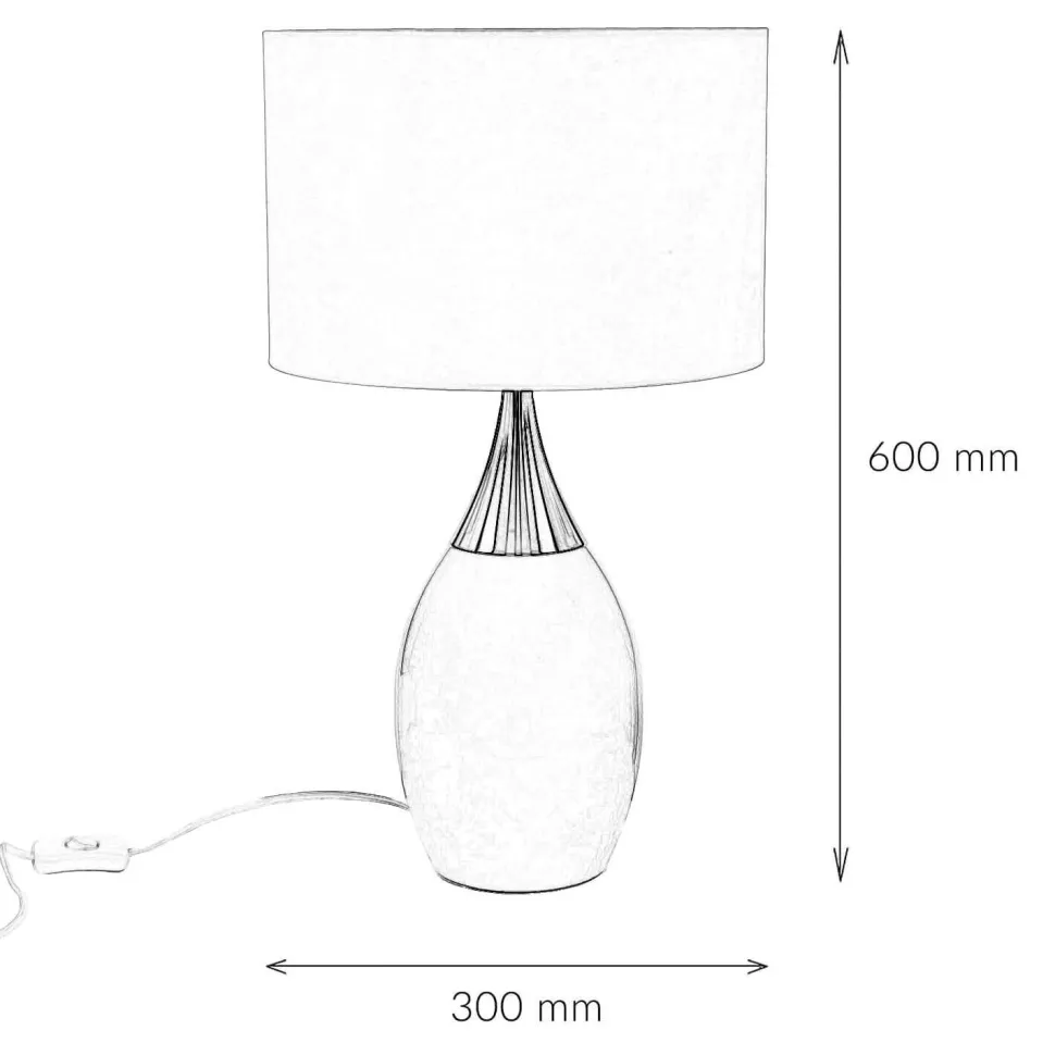 Tischleuchte Ø30cm Klassisch elegant