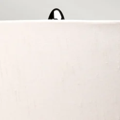 Tischleuchte Glas Stoff beleuchteter Fuß LED GU10 71,5 cm E27