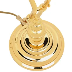 Tischleuchte 24K Gold aus Messing Premium