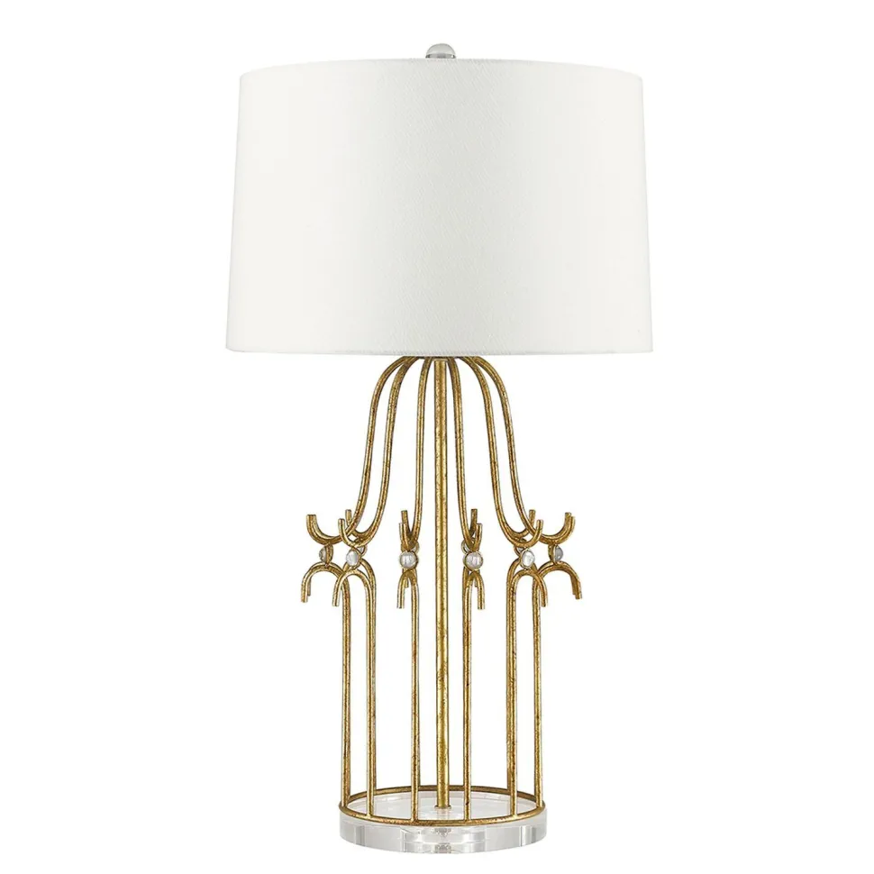 Tischleuchte LUICA in Gold H79cm Bodenlampe
