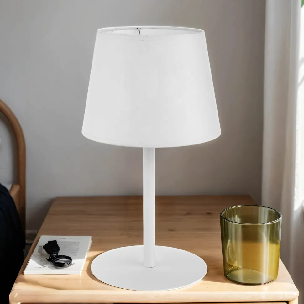 Tischleuchte Maja Weiß Modern