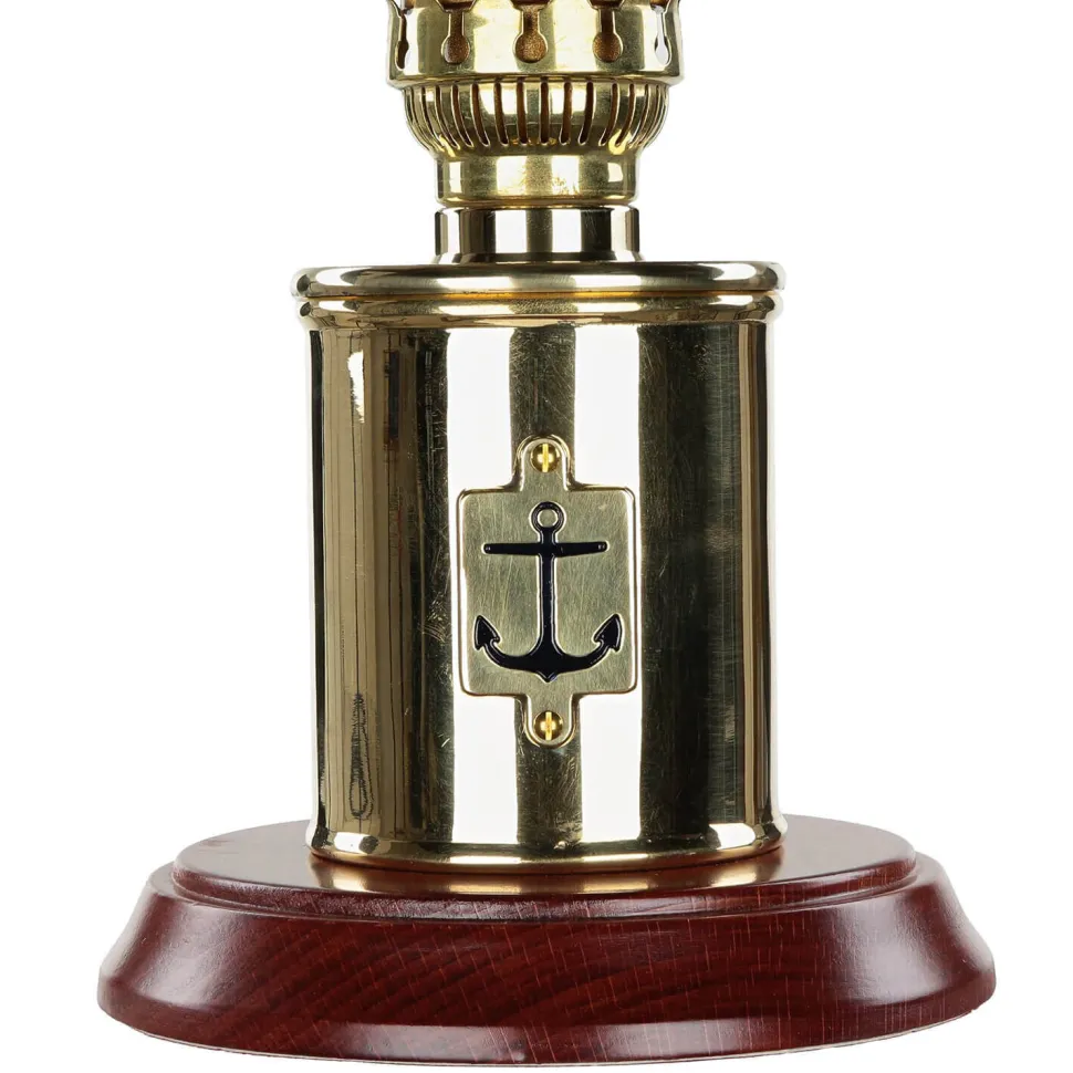 Tischleuchte Messing Maritim H:30cm extravagant