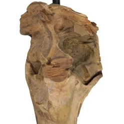 Tischleuchte Modern kunstvoll 45cm Tischlampe Natur