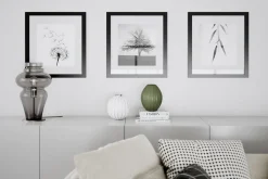 Tischleuchte Rauchglas Metall 40,6 cm E27 Kabelschalter