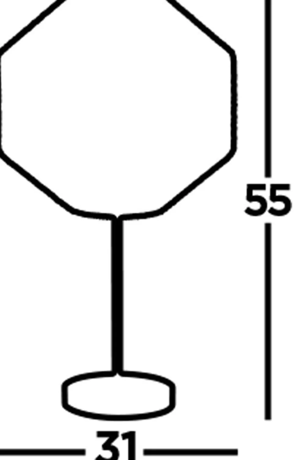 Tischleuchte Schwarz 55 cm Ø 30,5 cm Seil Schirm E27Modern