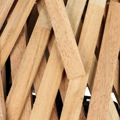 Tischleuchte Treibholz Metall 58 cm E27 Handarbeit SAWATH