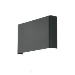 Up- & Down Wandleuchte HAGA in Graphit 2-flmg