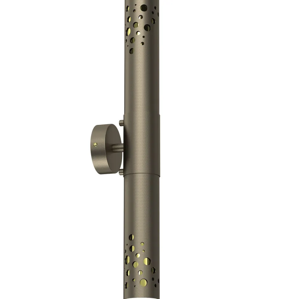 Up & Down Wandleuchte Metall GU10 in Gold 2-flammig