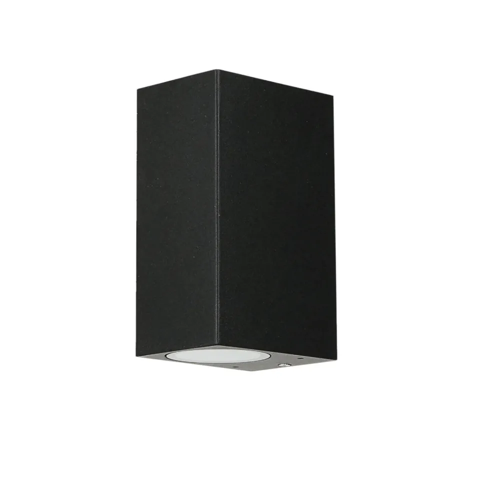 Up Down Leuchte Außen Wandlampe Strahler Schwarz Antik AALBORG Außenwandleuchte