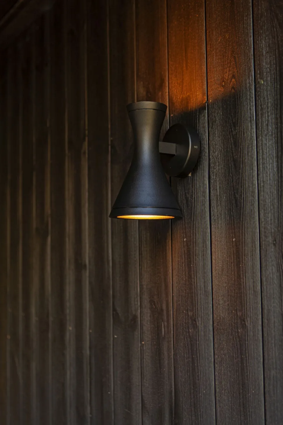 Up Down Wandlampe Aluminium Schwarz GU10 IP44 blendarm