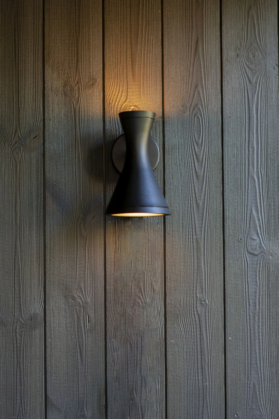 Up Down Wandlampe Aluminium Schwarz GU10 IP44 blendarm