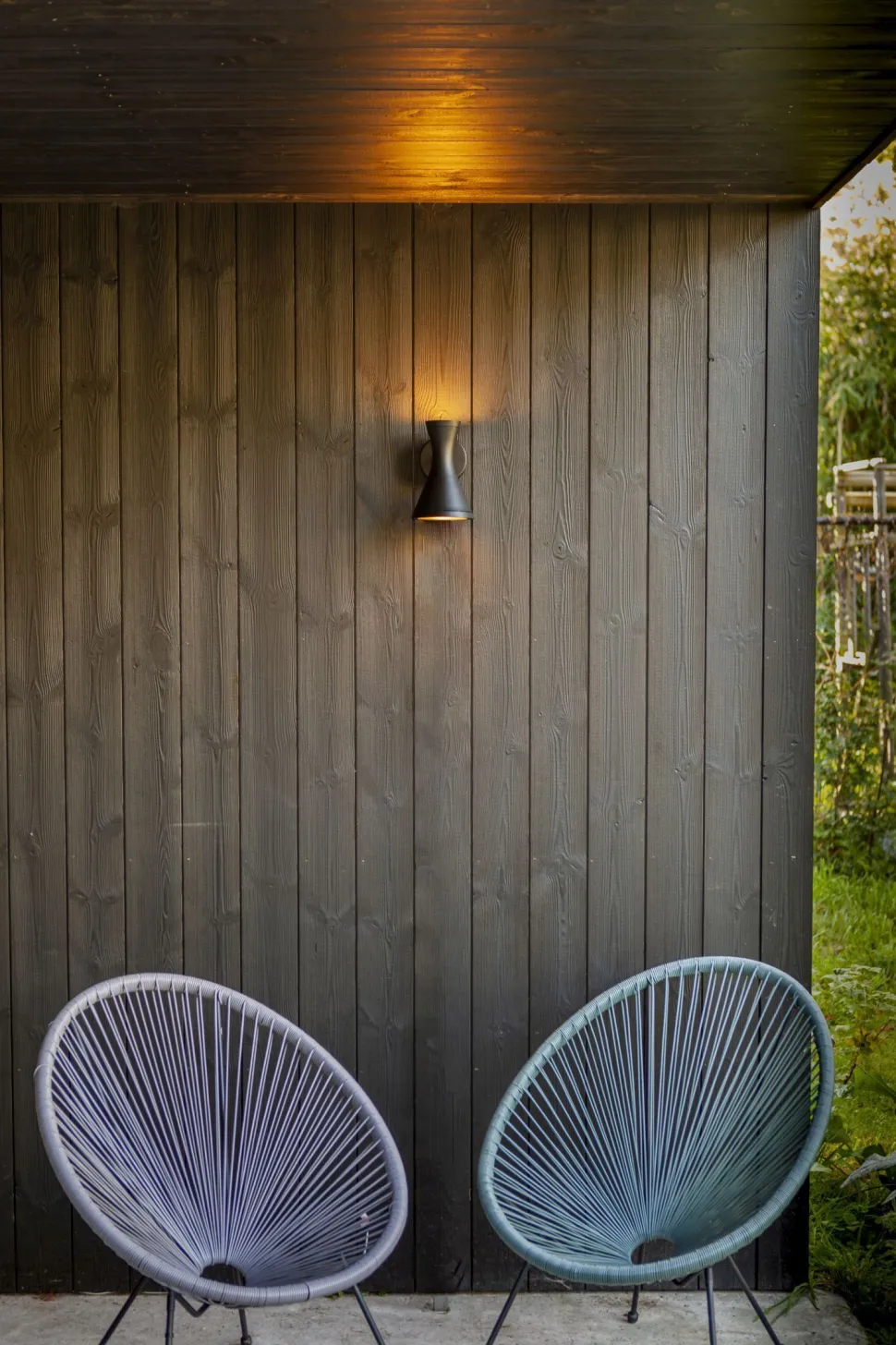 Up Down Wandlampe Aluminium Schwarz GU10 IP44 blendarm