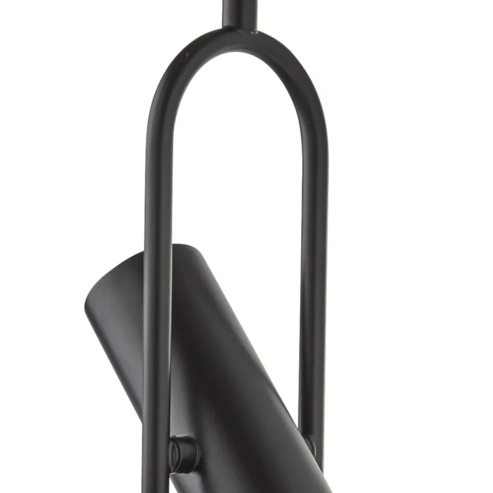 Verstellbare Hängeleuchte Schwarz GU10 Metall Modern ELENA