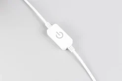 Verstellbare LED Tischlampe dimmbar Metall Weiß 7 W