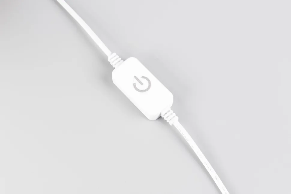 Verstellbare LED Tischlampe dimmbar Metall Weiß 7 W