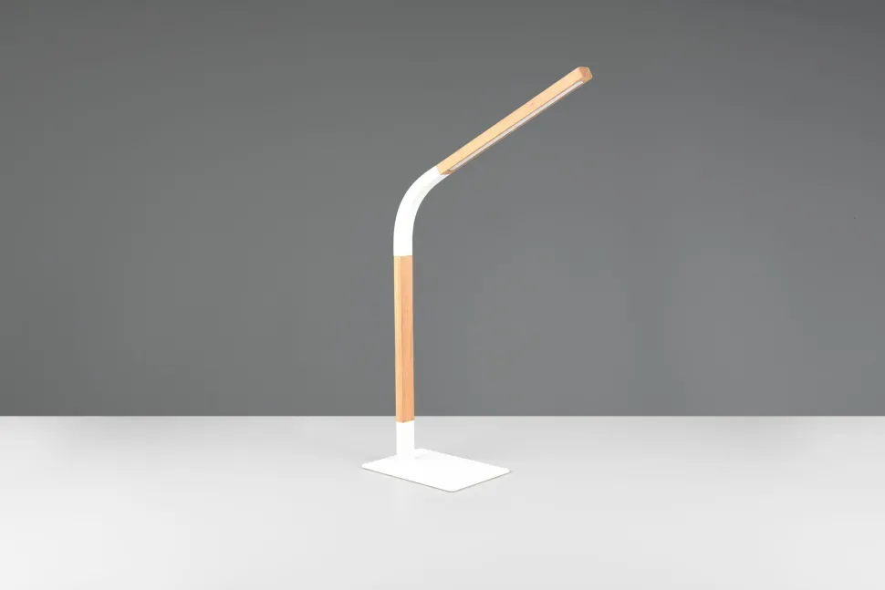 Verstellbare LED Tischlampe dimmbar Metall Weiß 7 W