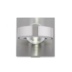 Verstellbare LED Wandspot in Stahl RGB dimmbar T:16 cm