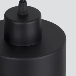 Verstellbare Pendelleuchte Schwarz Metall 3-flammig E27