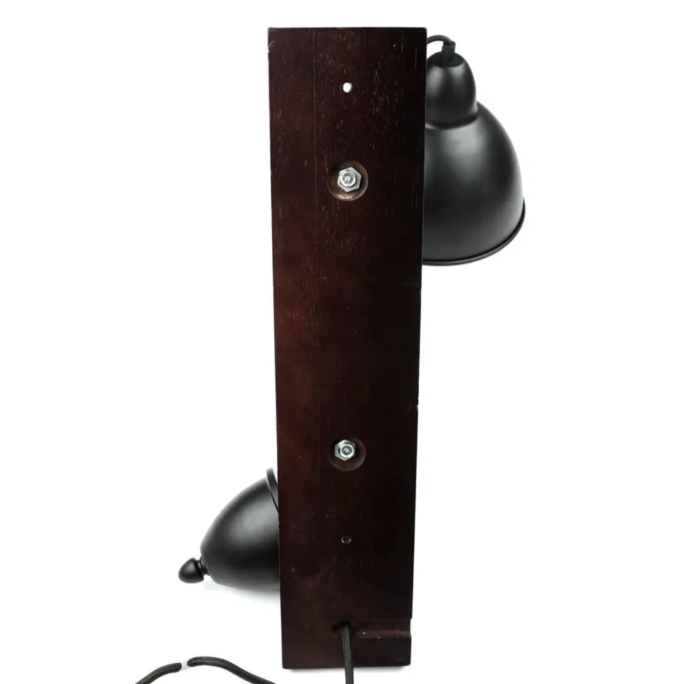 Verstellbare Wandlampe Industrie Design Holz Metall