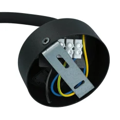 Verstellbare Wandlampe Schwarz Gold Metall E27