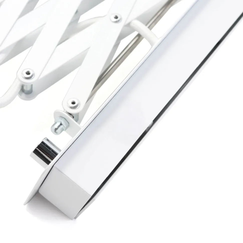 Verstellbare Wandlampe Weiß mit Auszug HARMONY