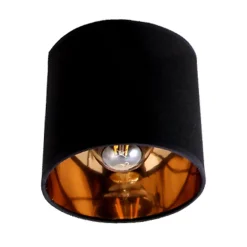 Verstellbarer Deckenspot Stoff E27 90 cm lang blendarm