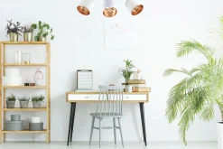 Verstellbarer Deckenspot 3-flammig Stoff blendarm E27