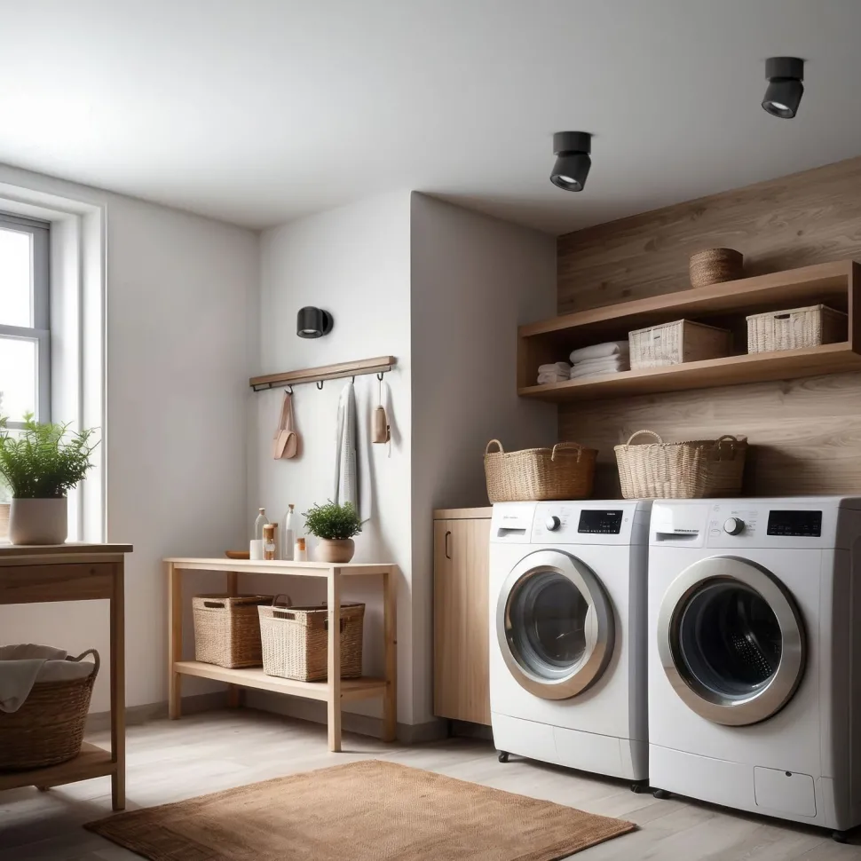 Verstellbarer Deckenstrahler Schwarz Metall GU10 IP65