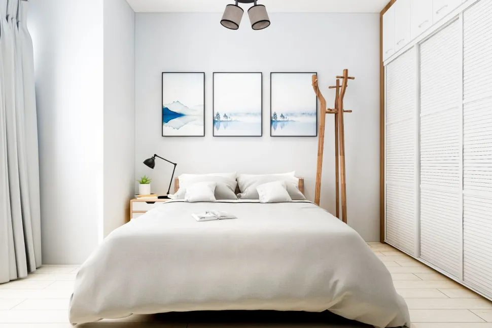 Verstellbarer Deckenstrahler blendarm Stoff E14 2-flmg