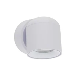 Verstellbarer Deckenstrahler Weiß Metall GU10 IP65