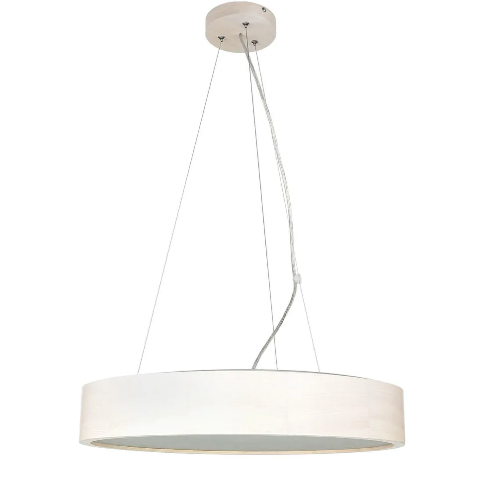 Vielseitige Pendelleuchte ARBARO Holz rund Esstisch