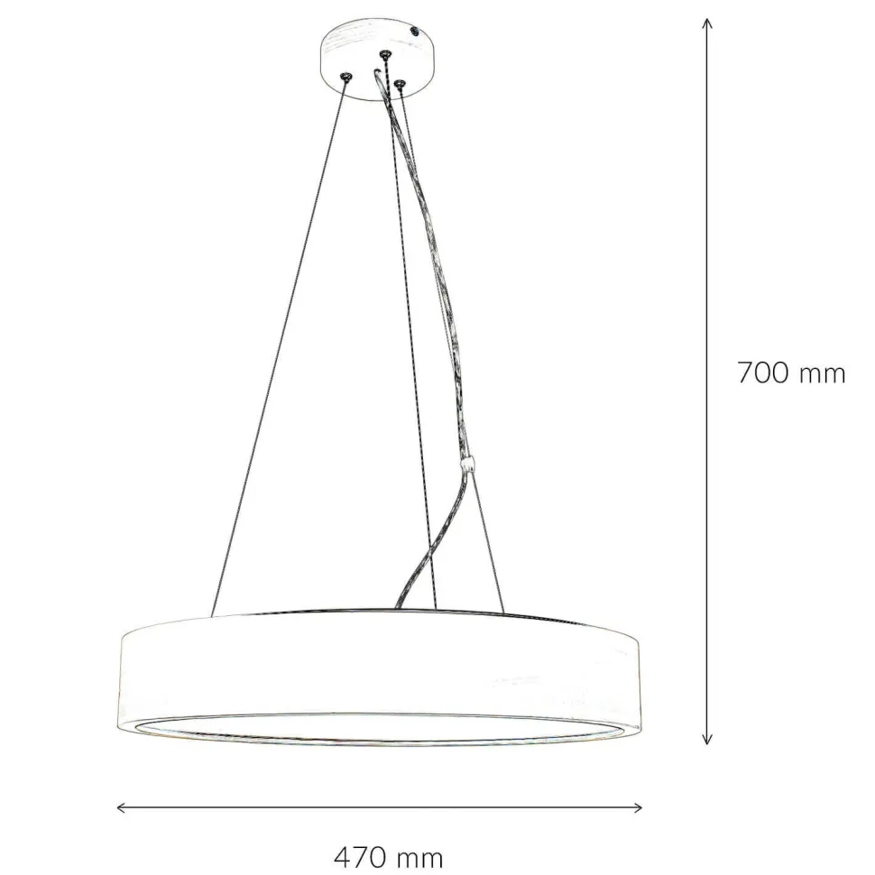 Vielseitige Pendelleuchte ARBARO Holz rund Esstisch