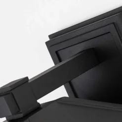 Vintage Außenlampe Wand E27 IP44 H: 41,8 cm Schwarz