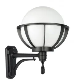 Vintage Außenleuchte NINETTE Kugelschirm E27 IP43