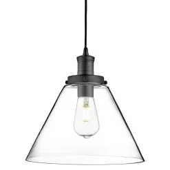 Vintage Hängeleuchte Schwarz