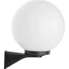 Vintage Kugelleuchte Wand IP43 Schwarz Weiß