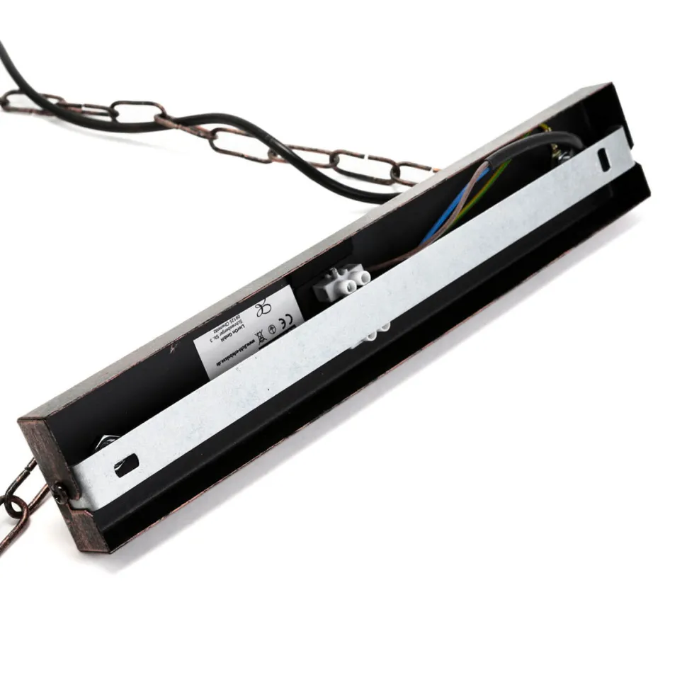 Vintage Lampe hängend HAKON Kupfer Antik Made in EU