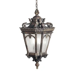 Vintage Pendelleuchte Alu Ø43cm verstellbar außen