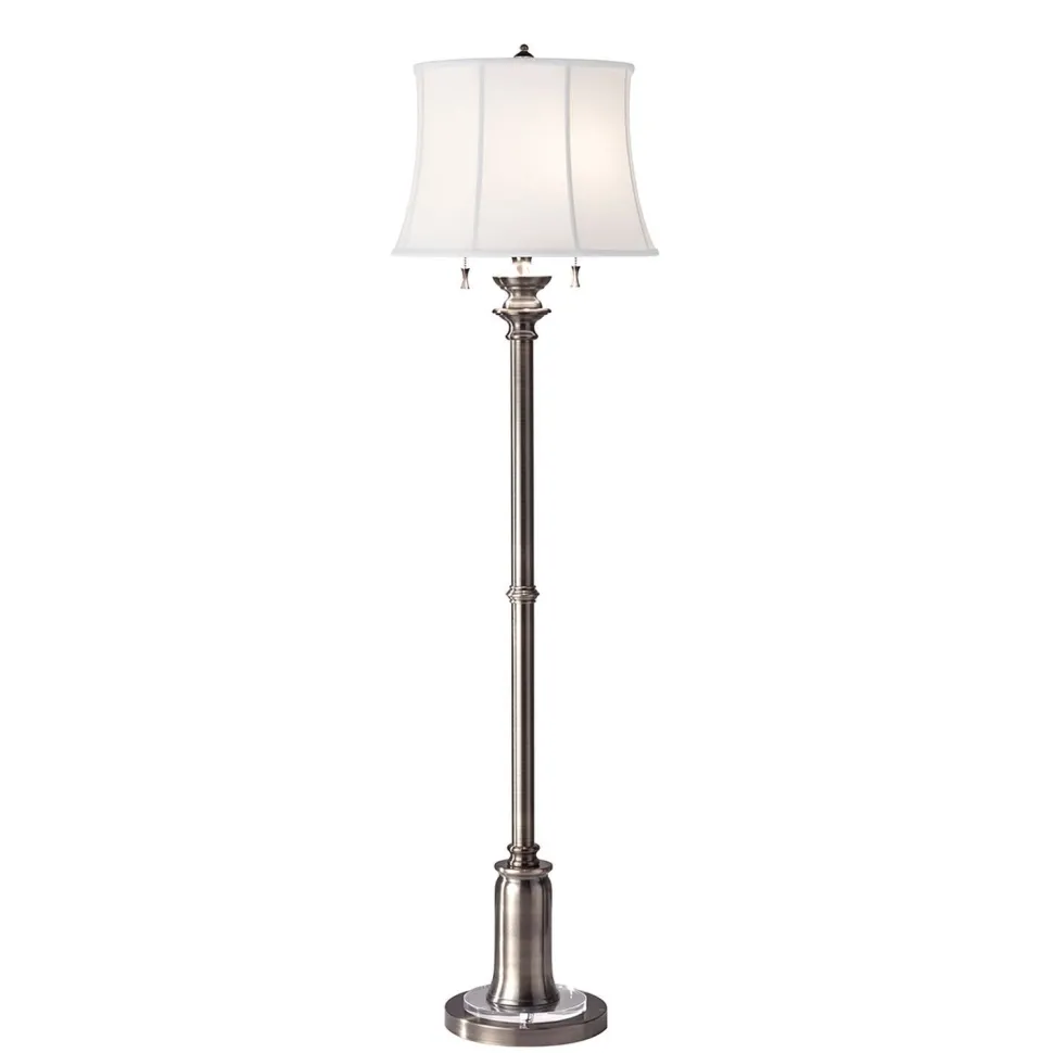 Vintage Stehlampe JOHA in Nickel 158cm Bodenlampe
