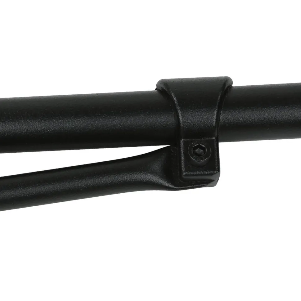 Vintage Wandlampe innen groß T:73cm Schwarz Aluminium