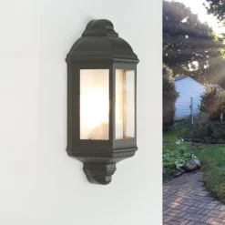 Wand Außenleuchte Anthrazit LIVORNO rustikal E27 IP44