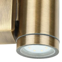 Wand Spot außen IP64 rostfreies Messing GU10 SERRES